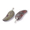 Natural Dragon Blood Pendants G-I314-01P-07-3