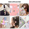 30Pcs 5 Colors Opaque Colorful Windmill Resin Cabochons RESI-CJ0002-52-7