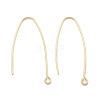 Brass Earring Hooks KK-B134-27G-1