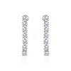 Sparkling diamond stud earrings for women WK5869-1