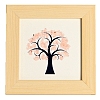 Natural Rose Quartz and Wooden Picture Frame PW-WG1C5C1-04-1