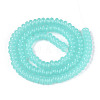 Imitation Jade Glass Beads Strands GLAA-T025-6mm-06B-2