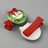 Cute Christmas Acrylic Alligator Hair Clips PHAR-WH0013-03K-2