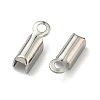 Tarnish Resistant 304 Stainless Steel Folding Crimp Ends STAS-R063-28-3