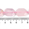 Natural Rose Quartz Beads Strands G-B125-P08-01-3