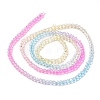 Transparent Gradient Color Glass Beads Strands GLAA-G101-2mm-10-6