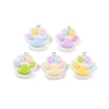 Opaque Resin Pendants MACR-P043-P01-1