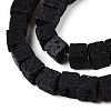 Natural Lava Rock Beads Strands G-T139-6x6-34A-3