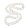 Transparent Electroplate Glass Beads Strands GLAA-G098-04E-2