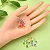 360Pcs 8 Colors Transparent Spray Painted Glass Beads Strands GLAA-YW0001-48-6