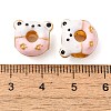 Cartoon Animal Donut Alloy Enamel European Beads FIND-U008-02G-A-2