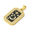 Ion Plating(IP) 304 Stainless Steel Pendants STAS-C101-08G-04-2