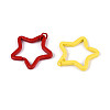 Spray Painted Iron Key Snap Hook Clasps for Keychains KEYC-T008-01-2
