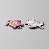Alloy Enamel Printed Connector Charms ENAM-WH0065-15P-08-2