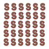 Opaque Acrylic European Beads OACR-TAC0019-006S-2