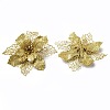Plastic Glitter Artificial Flower LS-HJEW-R124-03-2