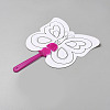 Paper Hand Held Fan DIY-WH20001-27E-01-2