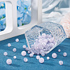 105Pcs 3 Styles Electroplate Opaque Solid Color Glass Beads Strands GLAA-TA0004-40A-6