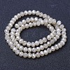 Electroplate Glass Beads Strands EGLA-A034-J6mm-Y03-2