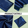 10Pcs 5 Colors Imitation Silk Men's Suit Square Scarf AJEW-CY0002-34A-6