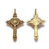 Tibetan Style Alloy Pendants PALLOY-J050-01AG-RS-2