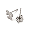 304 Stainless Steel Stud Earrings EJEW-P244-07P-2