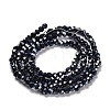 Electroplate Opaque Glass Beads Strands LS-EGLA-A035-P3mm-A18-2