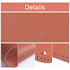   2Pcs PU Leather with Iron Oval Bottom FIND-PH0001-99B-6