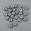 Alloy Rhinestone European Beads CPDL-H999-17-7