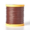 Round Waxed Polyester Cord YC-E004-0.65mm-N623-1