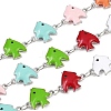 304 Stainless Steel Enamel Fish Link Chains CHS-F023-01A-P-1