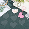 30Pcs Transparent Acrylic Pendants OACR-SC0002-30A-3