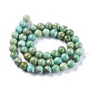 Natural Magnesite Beads Strands TURQ-F017-02-8mm-2