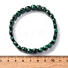 Natural Malachite Stretch Bracelets BJEW-F327-04-5