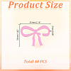 40Pcs Acrylic Wine Glass Charms AJEW-HY0002-52B-01-2