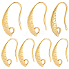 10 Pairs Brass Earring Hooks KK-BBC0027-77B-7