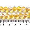 Synthetic Moonstone Beads Strands G-P528-J02-11-4