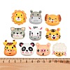 Animal Theme Opaque Resin Cabochons RESI-B048-04-3