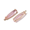Brass Glass Pendants GLAA-XCP0001-68B-2