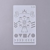 (Clearance Sale)Plastic Drawing Stencil DIY-WH0155-02-1