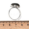 Adjustable Brass Cuff Open Rings for Women GG-CBA7610-09P-5