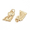 Brass Pendants KK-Z008-07G-2