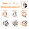  14Pcs 7 Style Zinc Alloy Rhinestone Beads ALRI-PJ0001-01-2