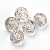 Plating Acrylic Beads OACR-S016-67-2