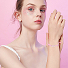 24Pcs Alloy Enamel Bowknot Link Bracelets BJEW-BM0001-03-5