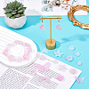 10Sets 200G Transparent Acrylic Frosted Beads FACR-HS0001-02A-5