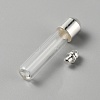 Clear Glass Tube Wish Bottle Pendants FIND-WH0002-46B-2