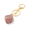 Natural and Synthetic Stone Keychain KEYC-JKC00300-3