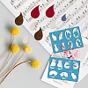 Acrylic Earring Handwork Template DIY-WH0359-064-6