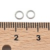 Tarnish Resistant 304 Stainless Steel Open Jump Rings X-STAS-M008-04A-5